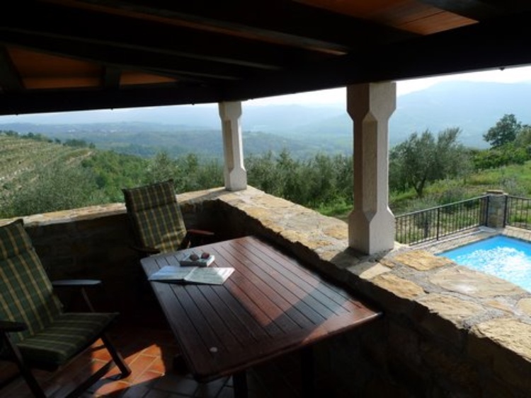 Mit Blick auf Ihren privaten Pool - Villa Klarici für 2