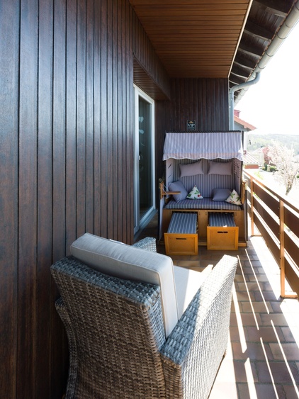 Erholung auf dem Balkon