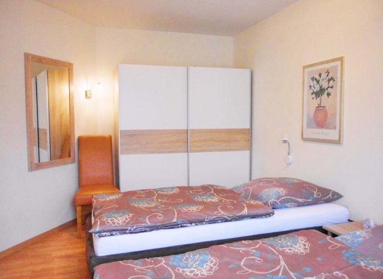 Das zweite Schlafzimmer, Einzelbetten auf Wunsch