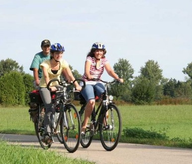 Abwechslungsreiche Fahrradwege