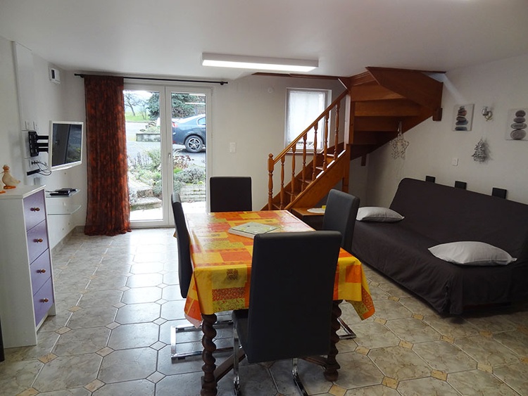 Aufenthaltszimmer-Ferienhaus im Elsaß