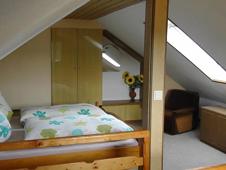 das Schlafzimmer für bis zu 4 Personen