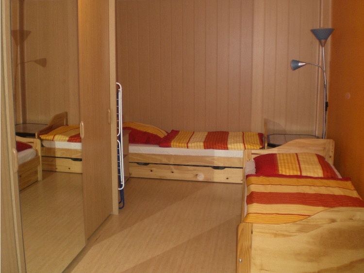 Schlafraum der Ferienwohnung