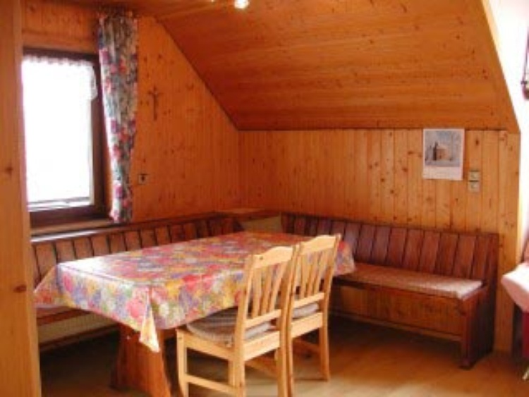 Gemütliche Eßecke in der Wohnküche