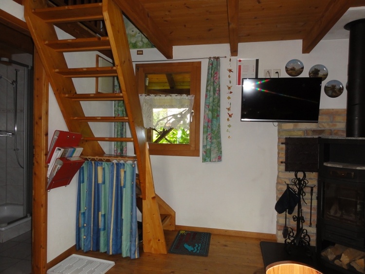 Treppe zum Schlafzimmer