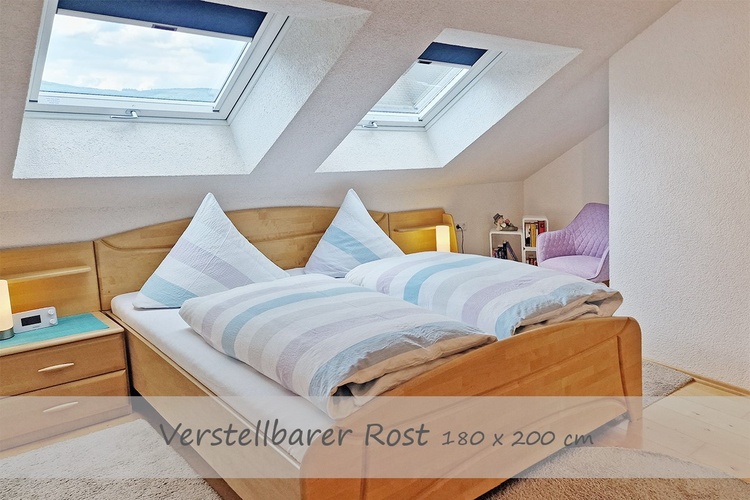 Schlafzimmer mit Sternenblick - FeWo Sternentraum