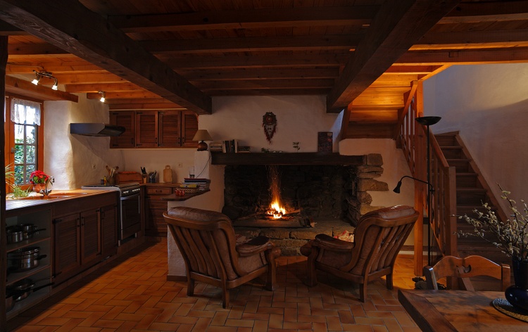 Wohnzimmer und Küche