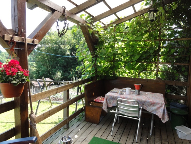 Veranda mit Grill