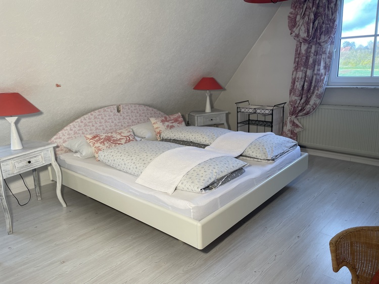 Schlafzimmer in der "Wiesengrund" FeWo