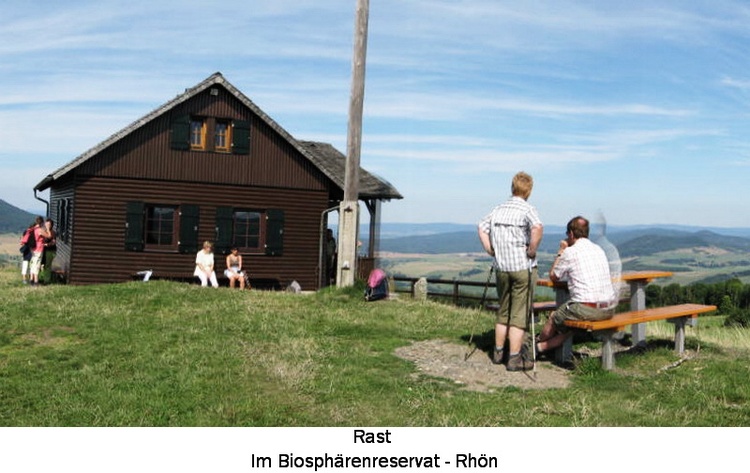 Dermbacher Hütte auf dem Gläserberg. In 40 Autominuten zu erreichen