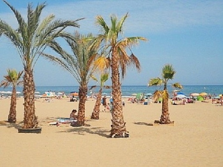 Strand Sommer Narbonne-Plage