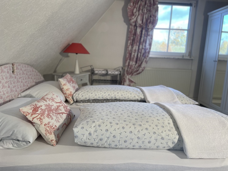 Schlafzimmer in der "Wiesengrund" FeWo