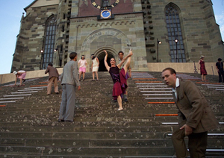 Freilichtspiele auf der Treppe in Schwäbisch Hall