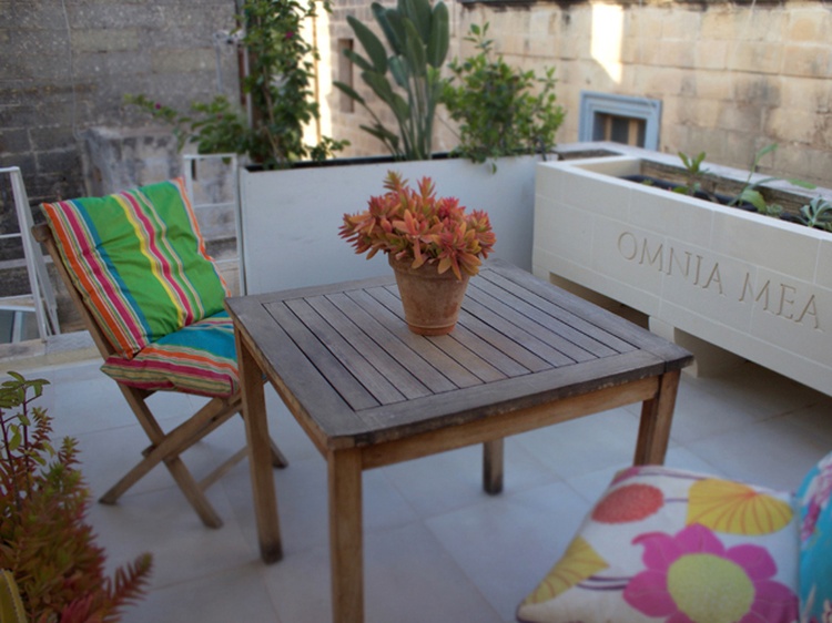 Spacious roof terrace