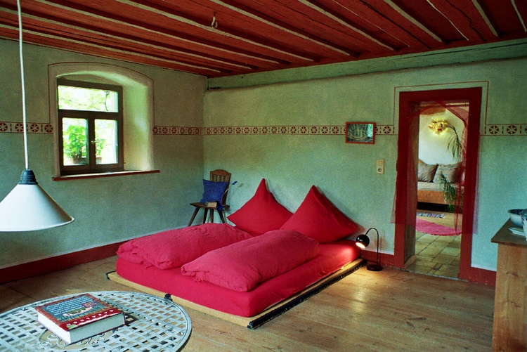 schlafen in der historischen Stube