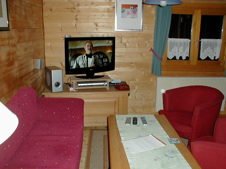 Wohnzimmer Oekoferienhaus 8