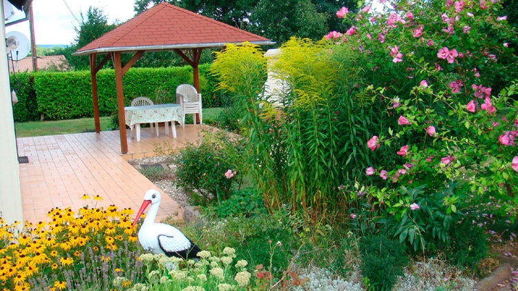 Garten-Ferienhaus im Elsaß