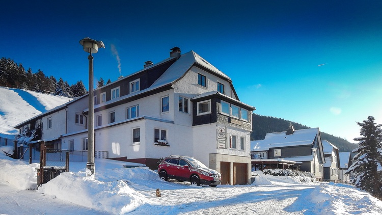 Pension im Winter